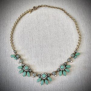 J. Crew Vintage Statement Necklace in Green